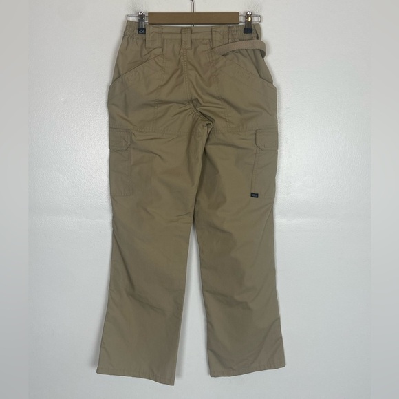 5.11 Tactical Women’s Cargo Pants Size 4 Tan Law Enforcement Workwear Straight - Picture 5 of 11
